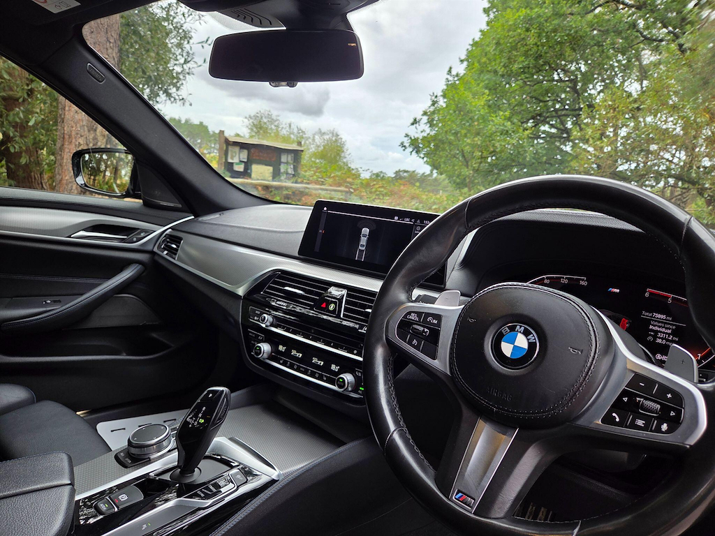 BMW 5 Series 520D M Sport Mhev Black #3