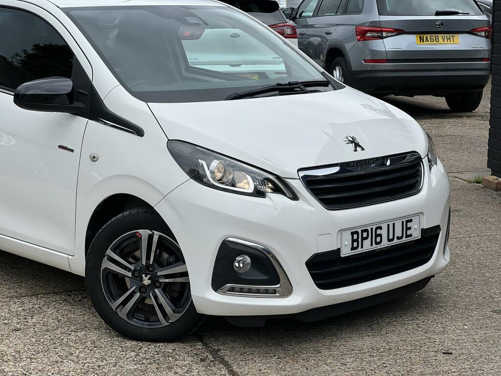 Peugeot 108 Gt Line White #3