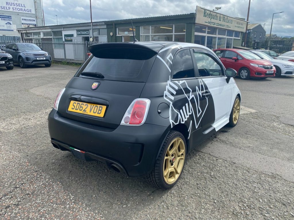 Abarth 500 Hatchback White #6