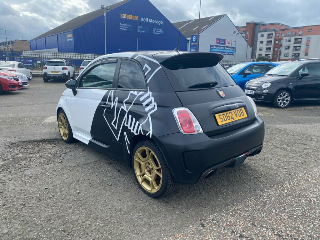 Abarth 500 Hatchback White #4