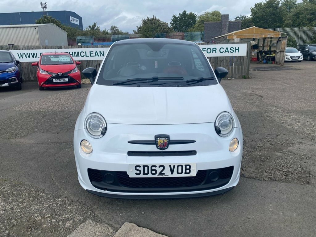 Abarth 500 Hatchback White #2