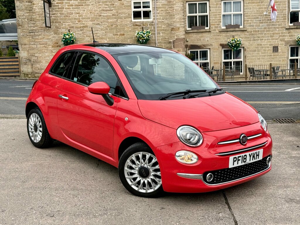 Fiat 500 1.2 Lounge Hatchback Euro 6 Ss Pink