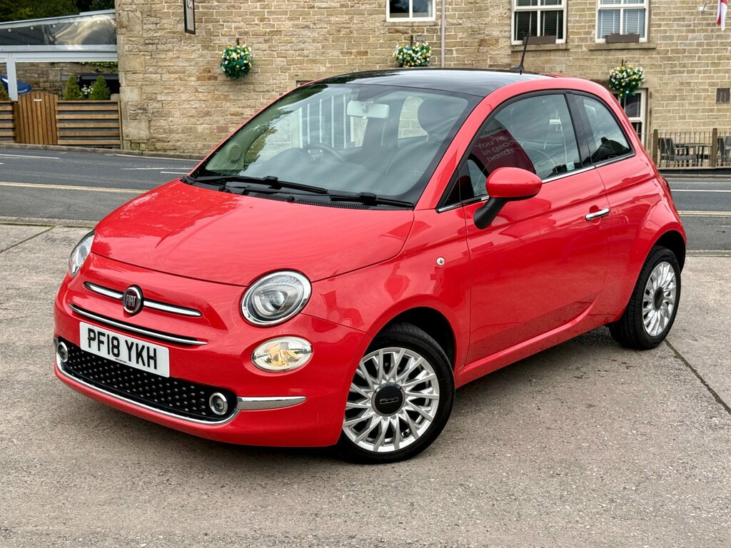 Fiat 500 1.2 Lounge Hatchback Euro 6 Ss Pink #5