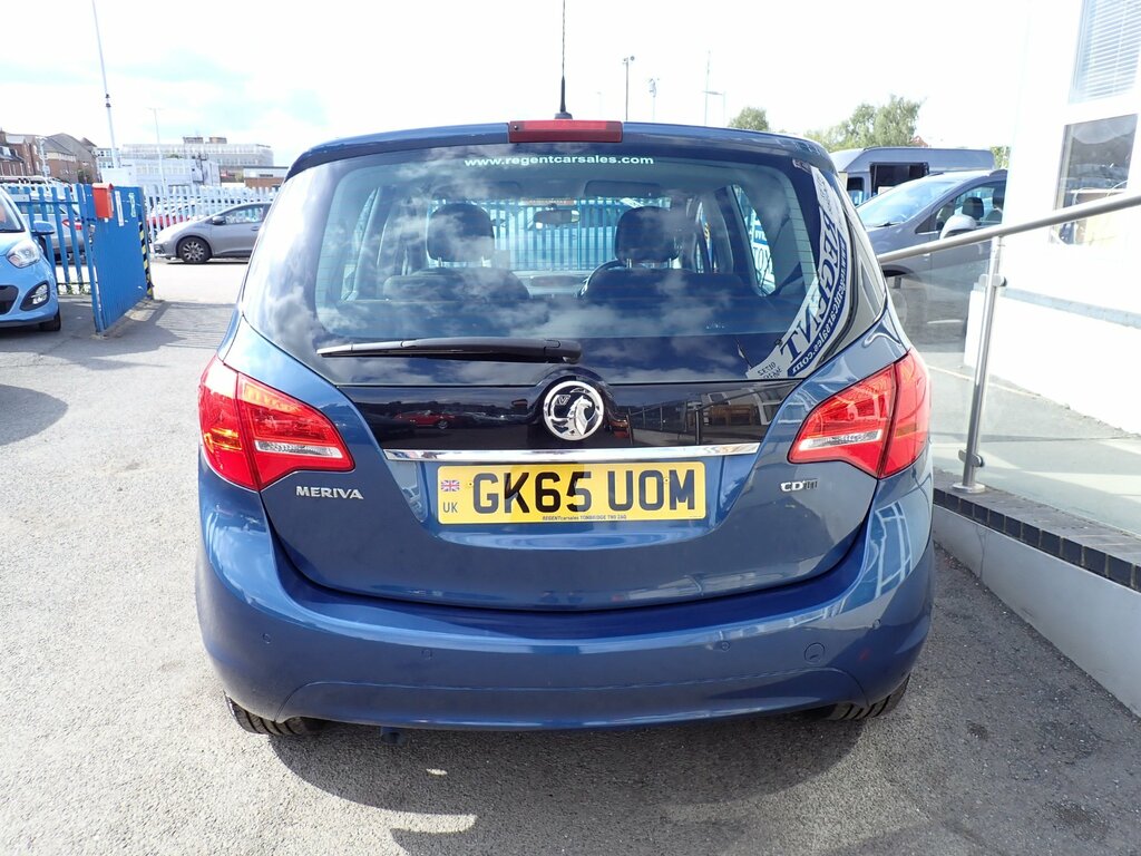 Vauxhall Meriva 1.7 Cdti Exclusiv Mpv Euro 5 110 Blue #6