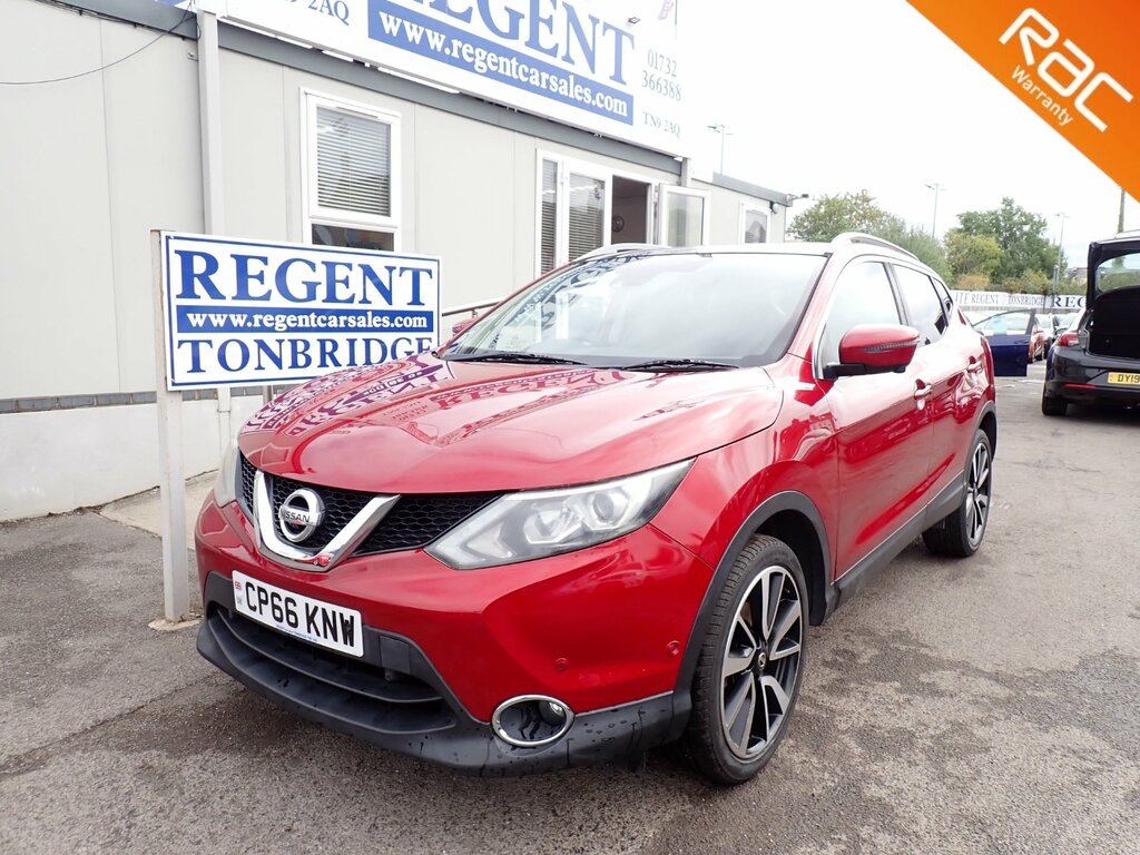 Nissan Qashqai 1.2 Dig-t Tekna Suv 2Wd Euro 6 Red
