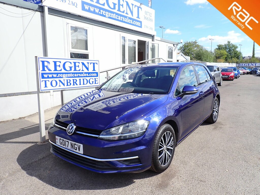 Volkswagen Golf 1.4 Tsi Bluemotion Tech Se Nav Hatchback Petro GD17NGV Blue