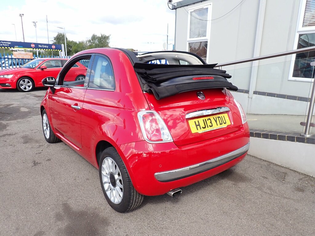 Fiat 500C 0.9 Twinair Lounge Convertible E Red #6