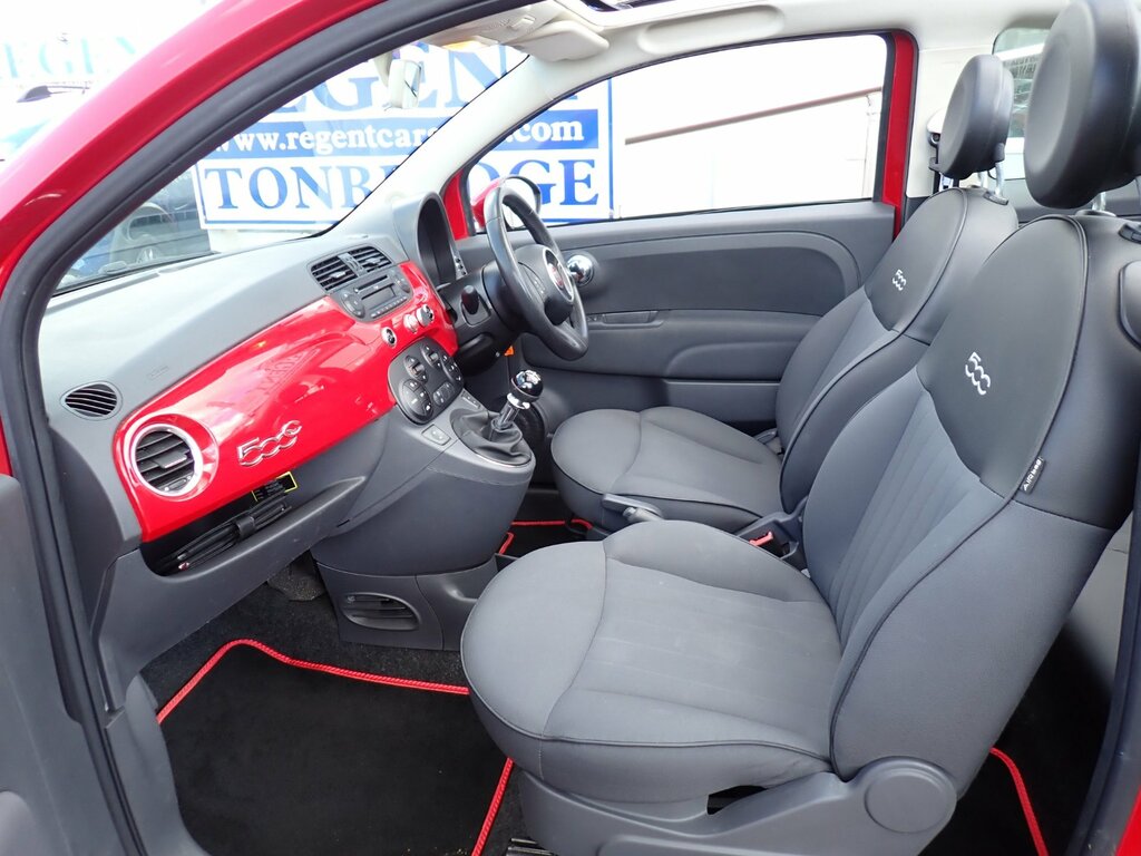Fiat 500C 0.9 Twinair Lounge Convertible E Red #4
