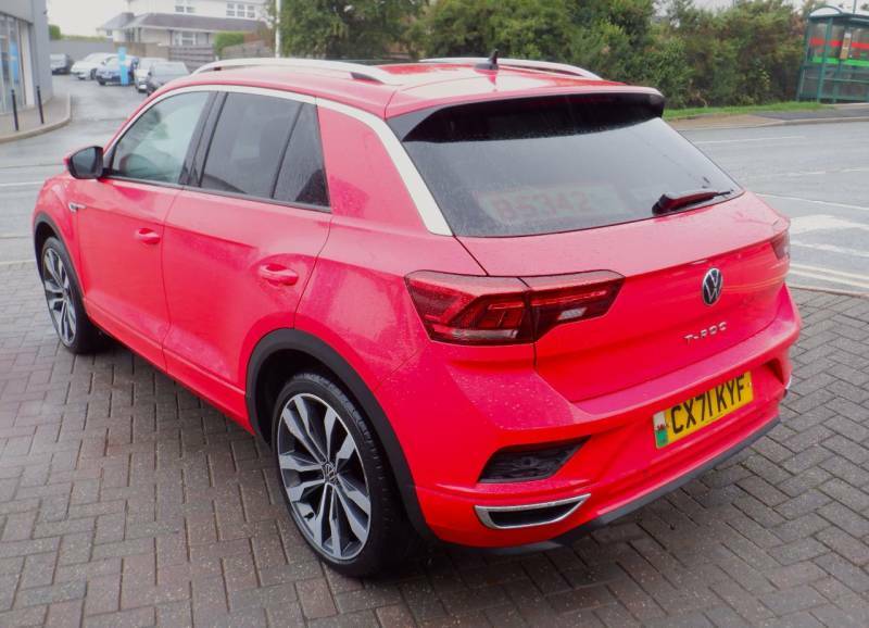 Volkswagen T-Roc R-line 1.5 Tsi Evo 150 Dsg With Sunroof Red #6