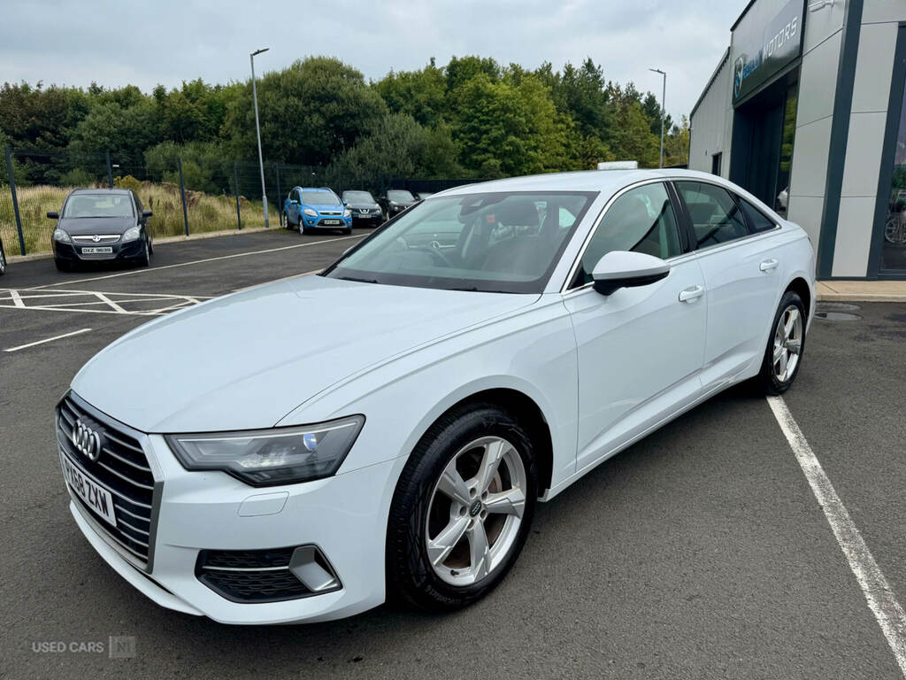 Audi A6 40 Tdi Sport White #5