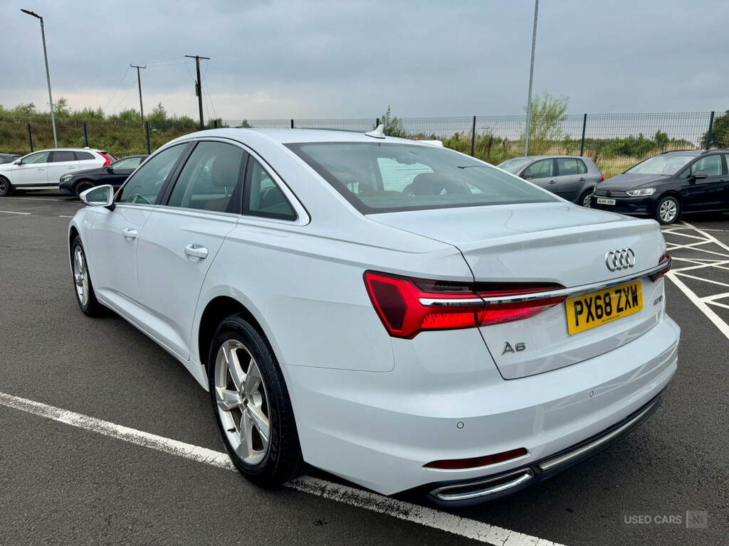 Audi A6 40 Tdi Sport White #4