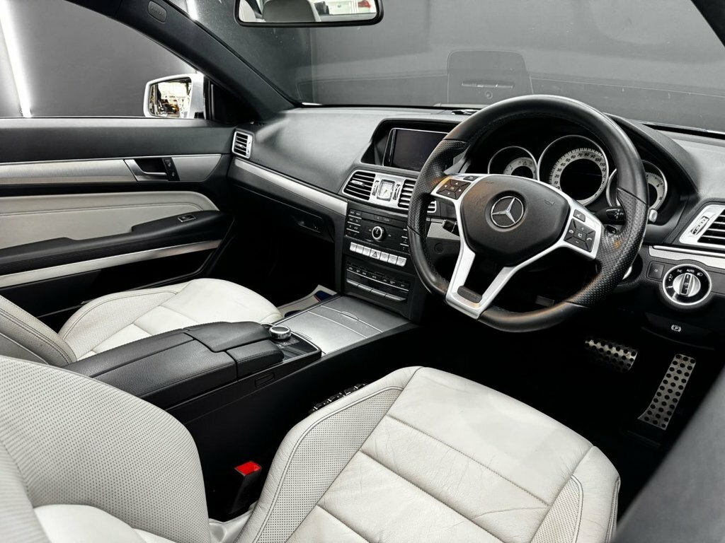 Mercedes-Benz E Class Coupe 3.0 E350d V6 Amg Line Edition Premium G-tr White #27