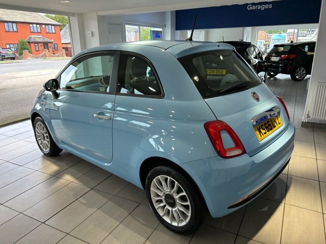 Fiat 500 Eco Pop Star Hatchback Blue #6