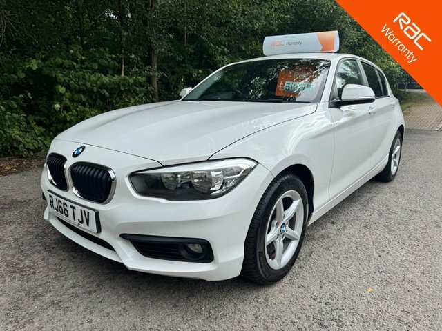 BMW 1 Series 116D Efficientdynamics Plus White #1