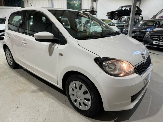 Skoda Citigo 2014 1.0 Mpi Greentech Se Hatchback Man White