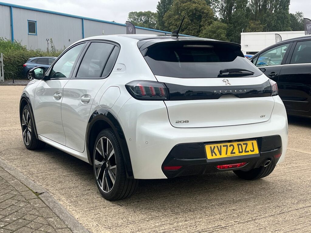 Peugeot 208 1.2 Puretech Gt Euro 6 Ss White #5