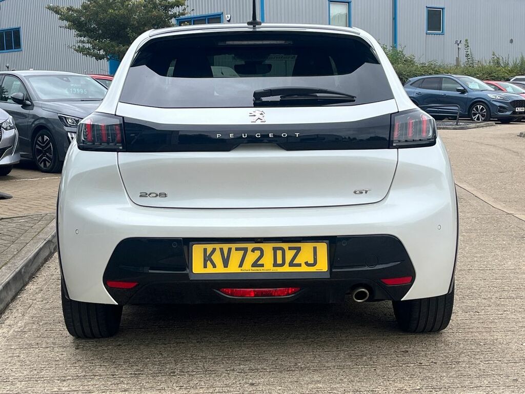 Peugeot 208 1.2 Puretech Gt Euro 6 Ss White #4