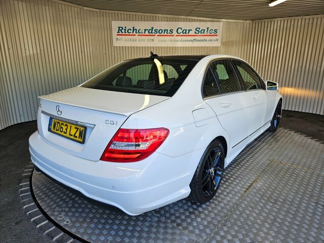 Mercedes-Benz C Class 2.1 C250 Cdi Amg Sport Edition Saloon G White #3