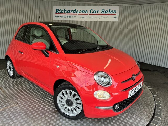 Fiat 500 1.2 Lounge Hatchback Euro 6 S S Pink