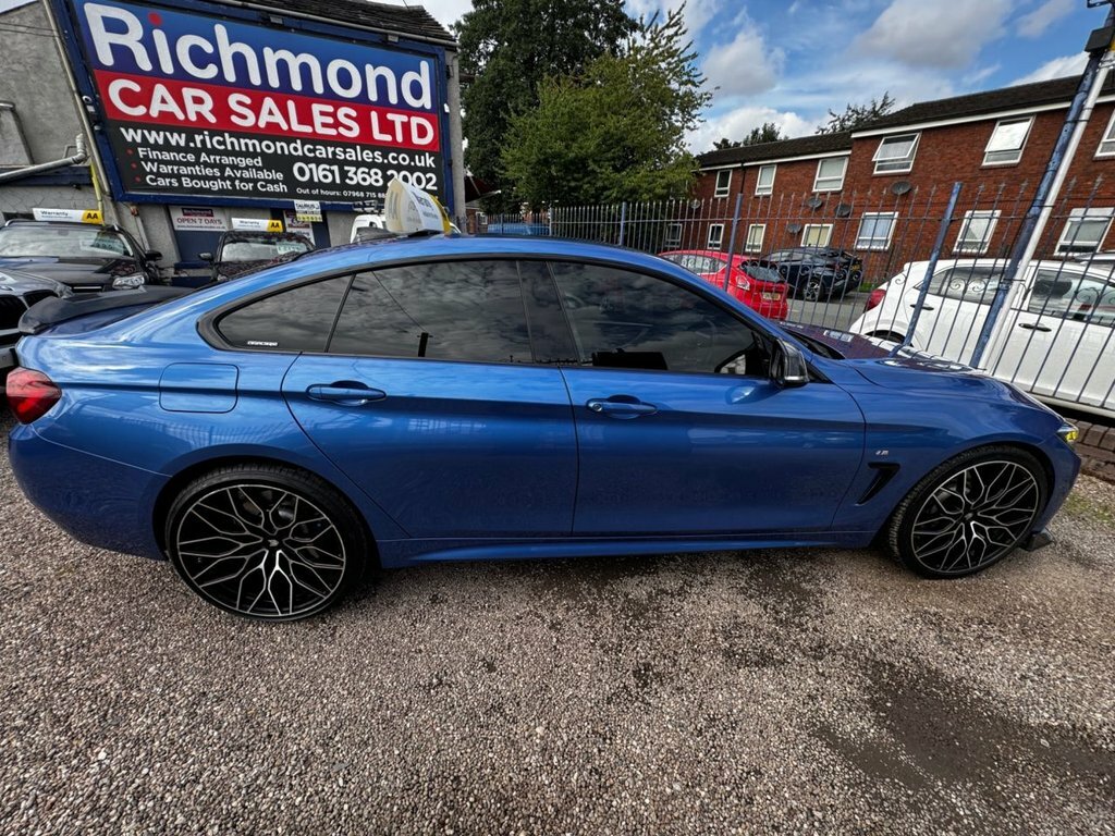 BMW 4 Series Gran Coupe 3L M Sport Blue #4