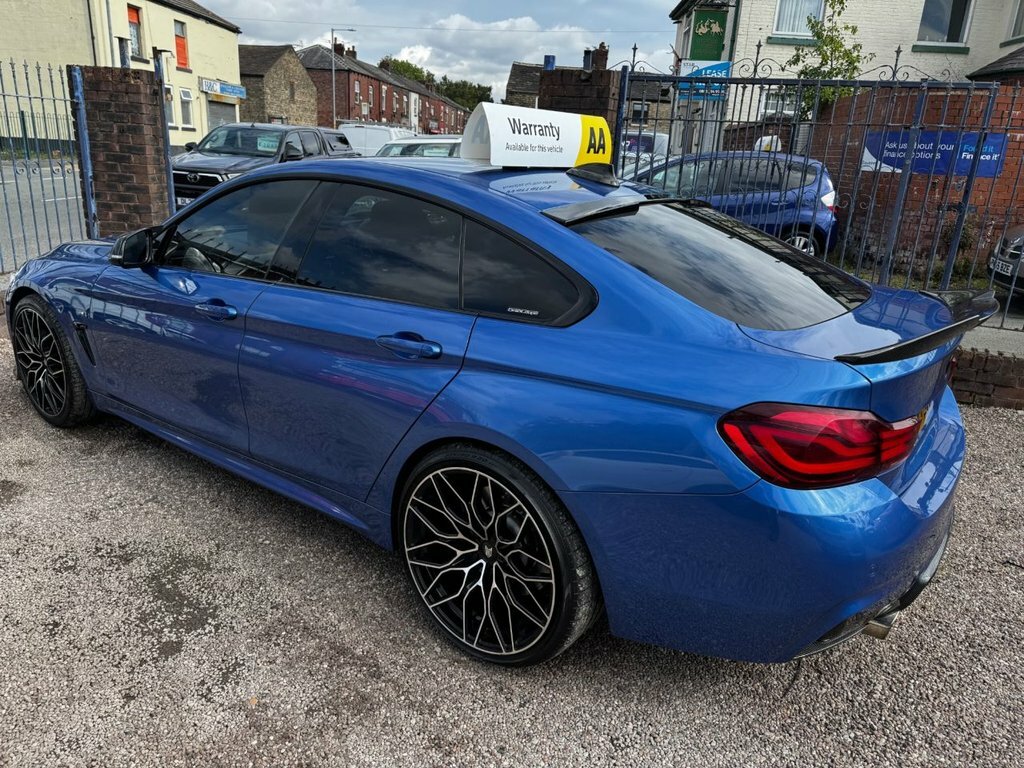 BMW 4 Series Gran Coupe 3L M Sport Blue #3