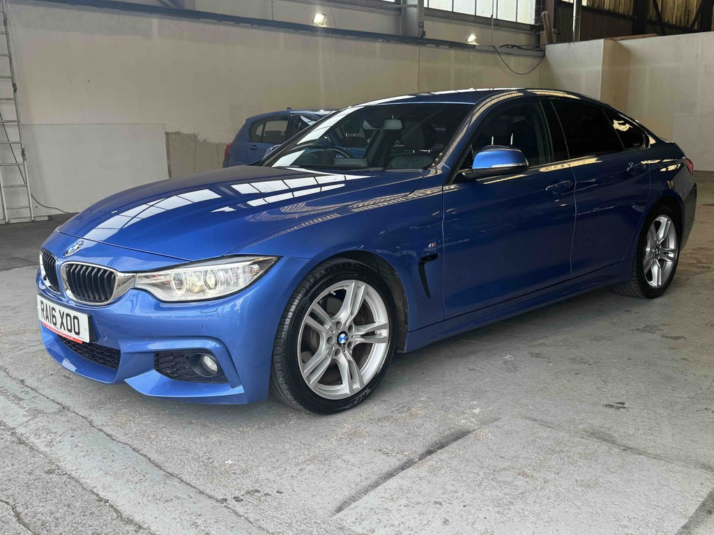 BMW 4 Series 420D M Sport Hatchback Blue #2