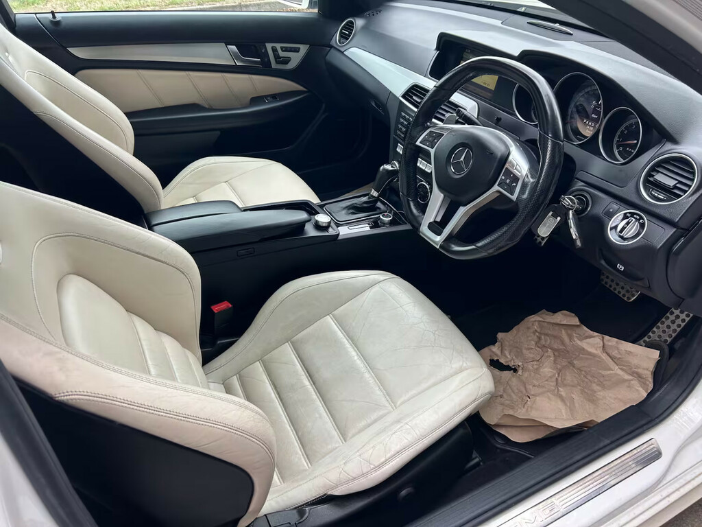 Mercedes-Benz C Class C200 Cdi Blueefficiency Executive Se White #7