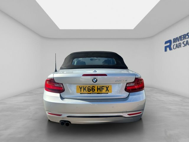 BMW 2 Series 2016 2.0 220D Sport Convertible Eu Silver #5