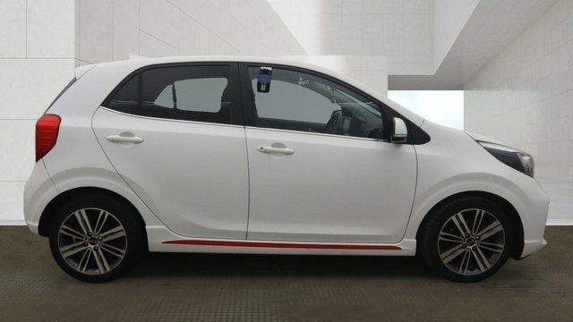 Kia Picanto 2021 1.0 T-gdi Gt-line Hatchback White #6