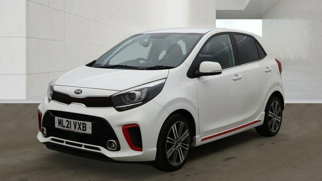 Kia Picanto 2021 1.0 T-gdi Gt-line Hatchback White #3