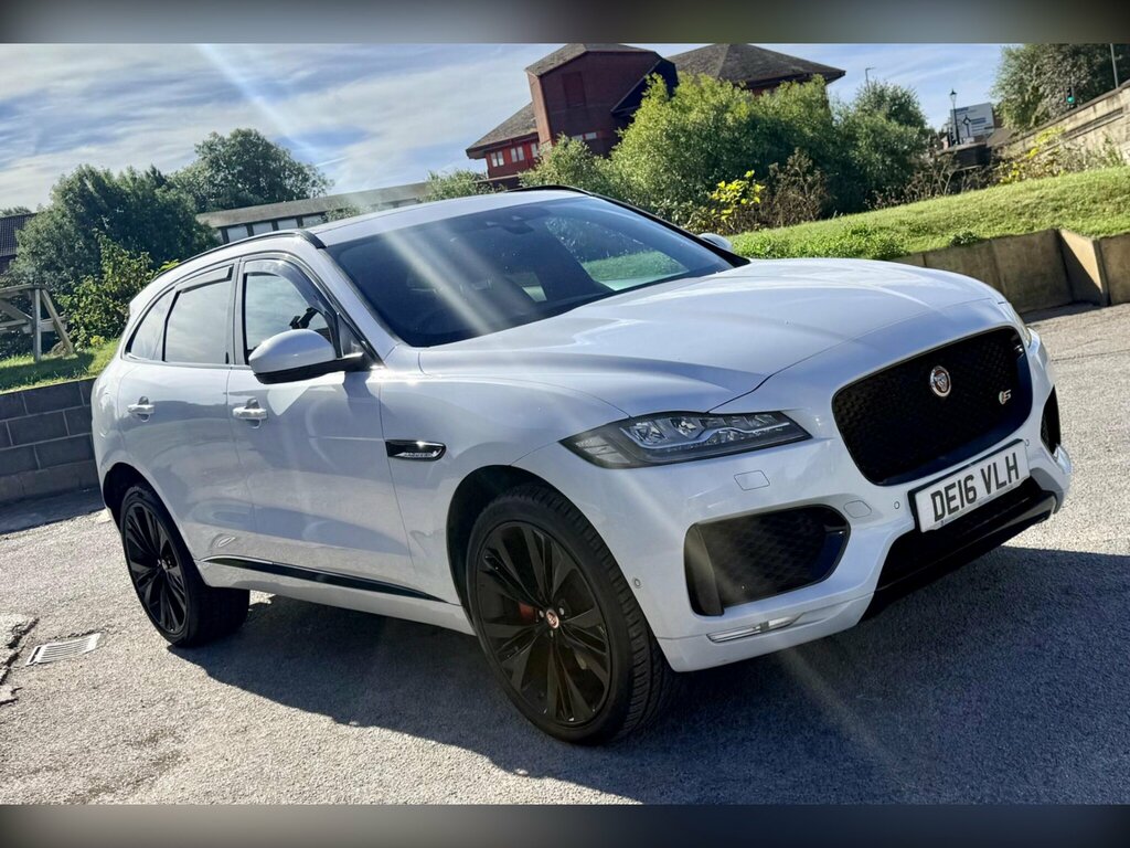 Jaguar F-Pace 3.0 D300 V6 S Awd Euro 6 Ss White #5