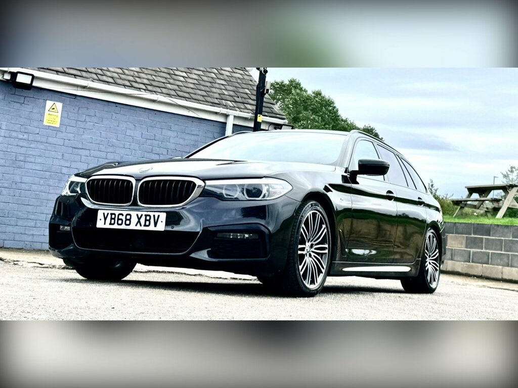 BMW 5 Series 2.0 520D M Sport Touring Euro 6 Ss Black #4