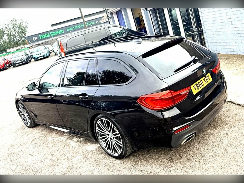 BMW 5 Series 2.0 520D M Sport Touring Euro 6 Ss Black #5