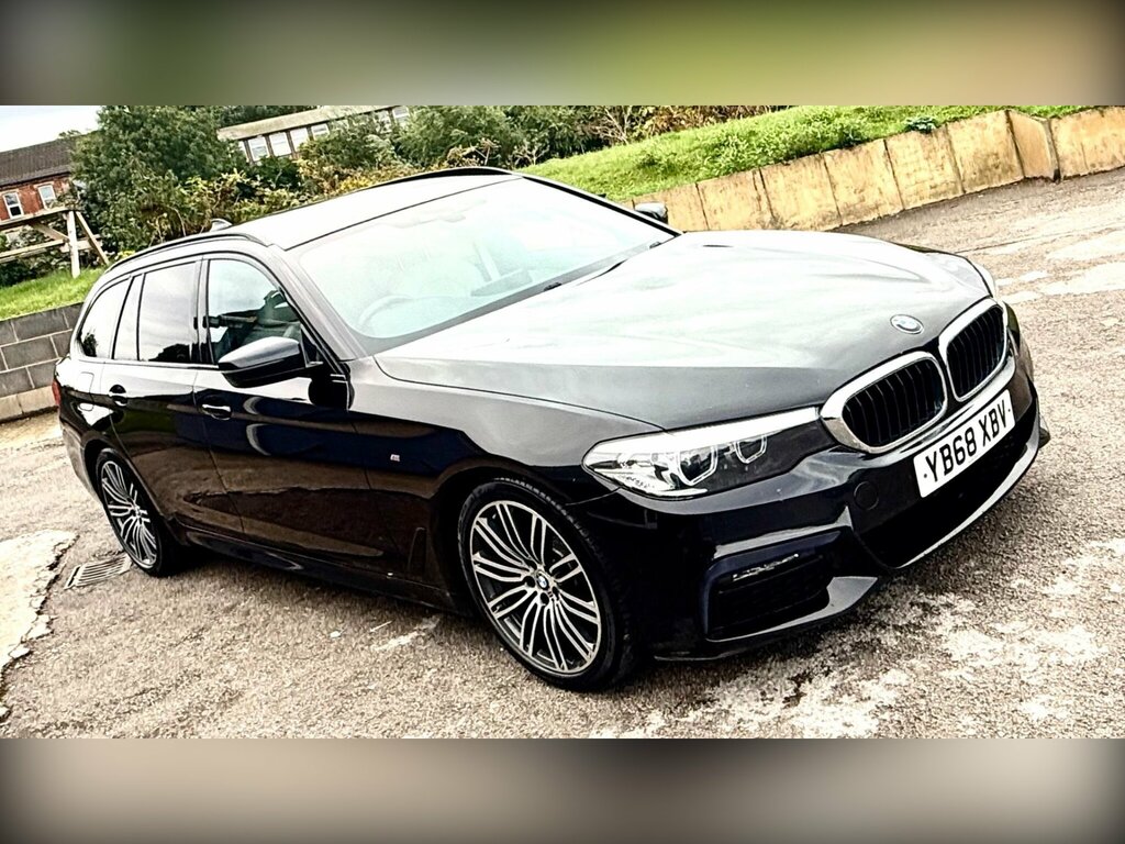 BMW 5 Series 2.0 520D M Sport Touring Euro 6 Ss Black #6