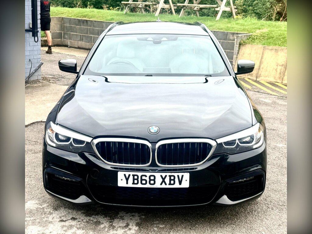 BMW 5 Series 2.0 520D M Sport Touring Euro 6 Ss Black #3