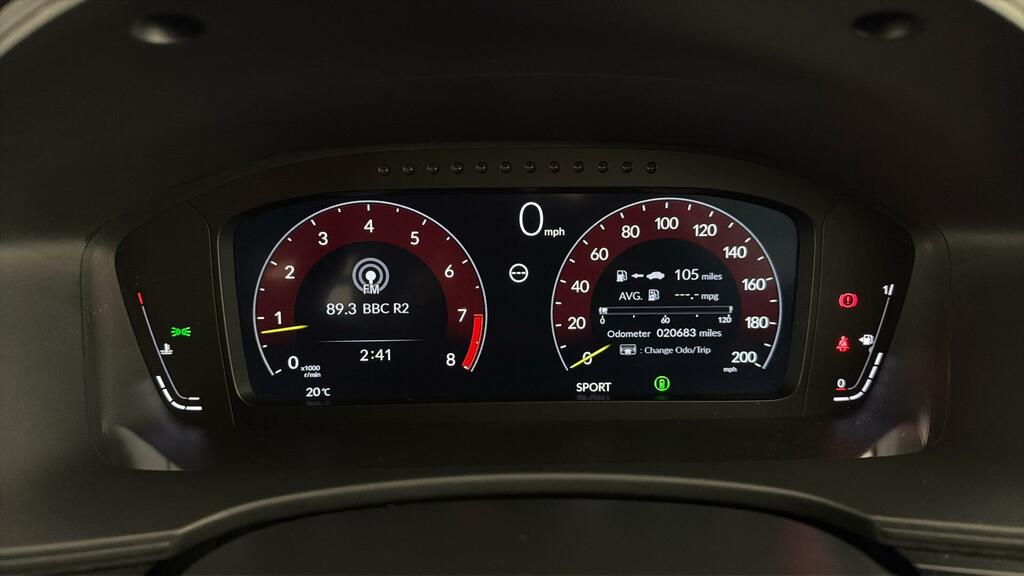 Honda Civic 2.0 Ehev Sport Cvt White #16