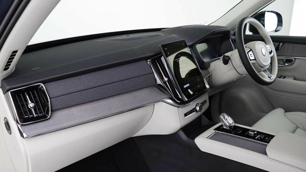Volvo XC90 Ultra Bright T8 Awd Plug-in Hybrid Blond Leather D Blue #3