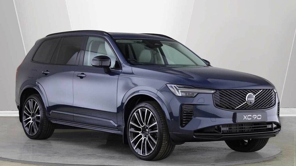 Volvo XC90 Ultra Bright T8 Awd Plug-in Hybrid Blond Leather D Blue