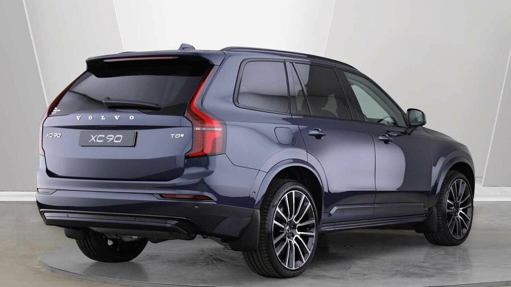 Volvo XC90 Ultra Bright T8 Awd Plug-in Hybrid Blond Leather D Blue #2