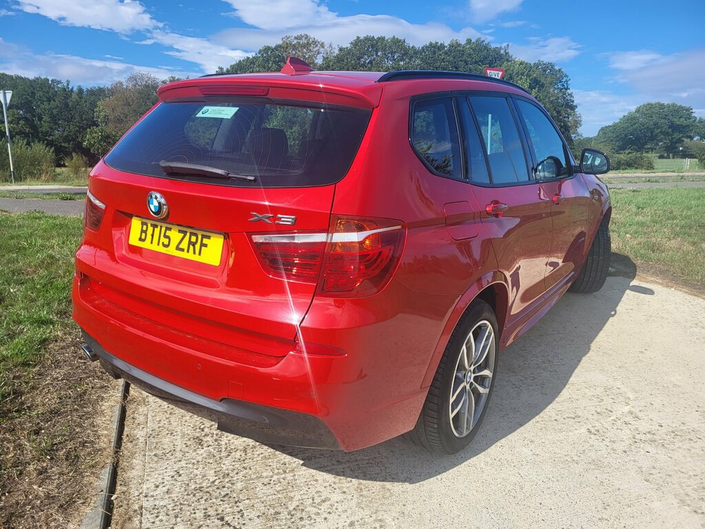 BMW X3 2.0 20D M Sport Suv Xdrive Euro 6 Red #5