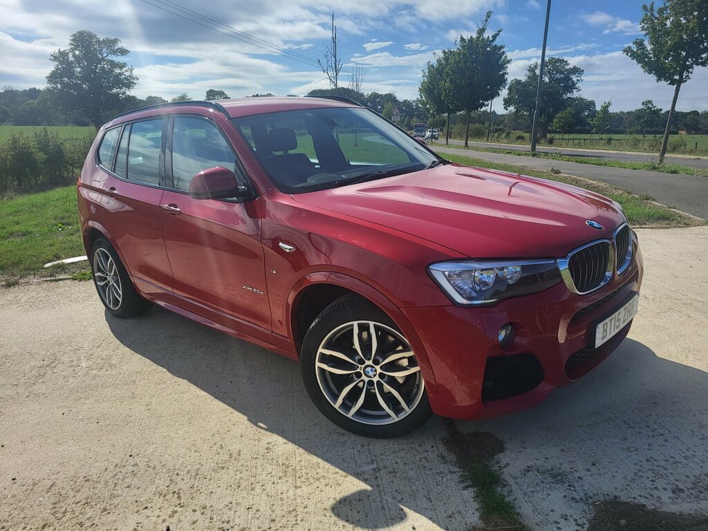 BMW X3 2.0 20D M Sport Suv Xdrive Euro 6 Red #3