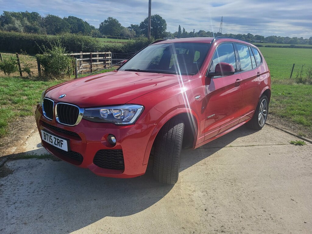 BMW X3 2.0 20D M Sport Suv Xdrive Euro 6 Red