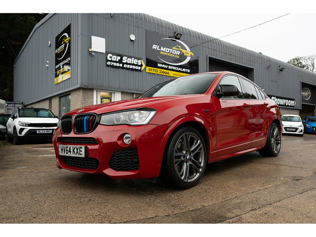 BMW X4 35D M Sport Red #2