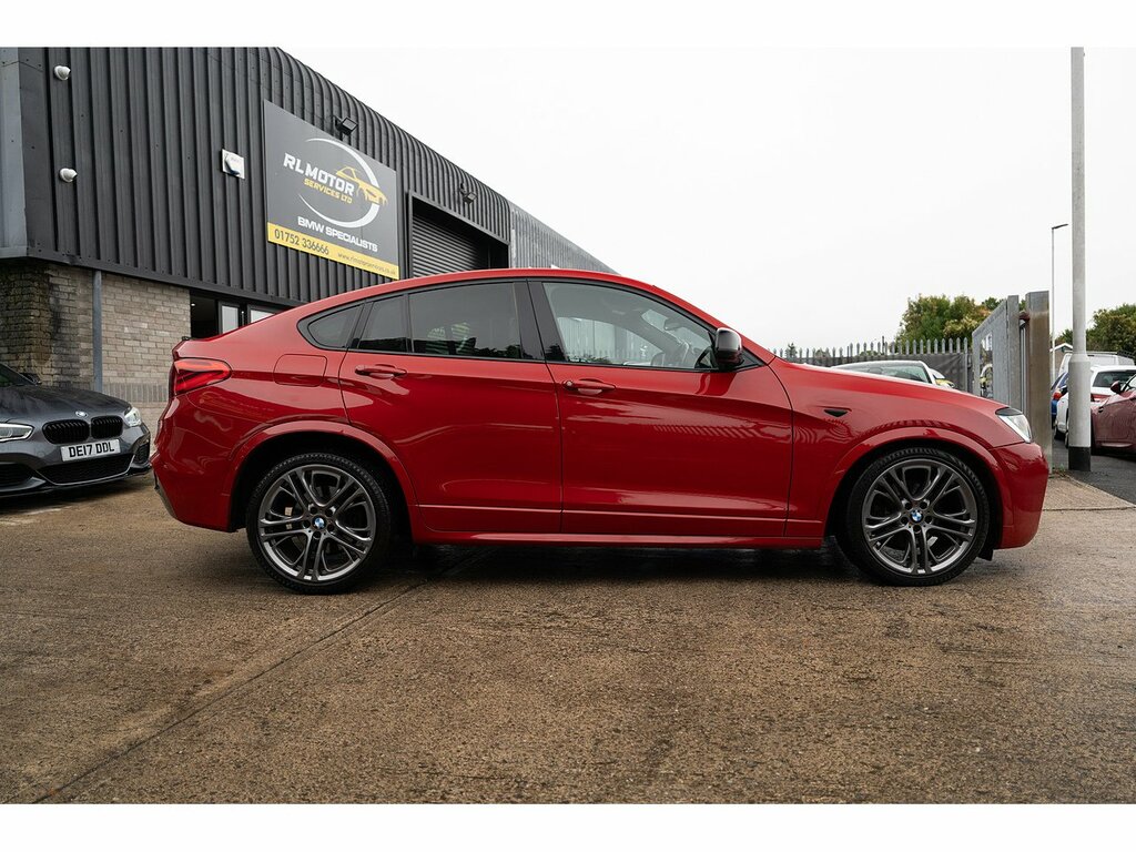 BMW X4 35D M Sport Red #5