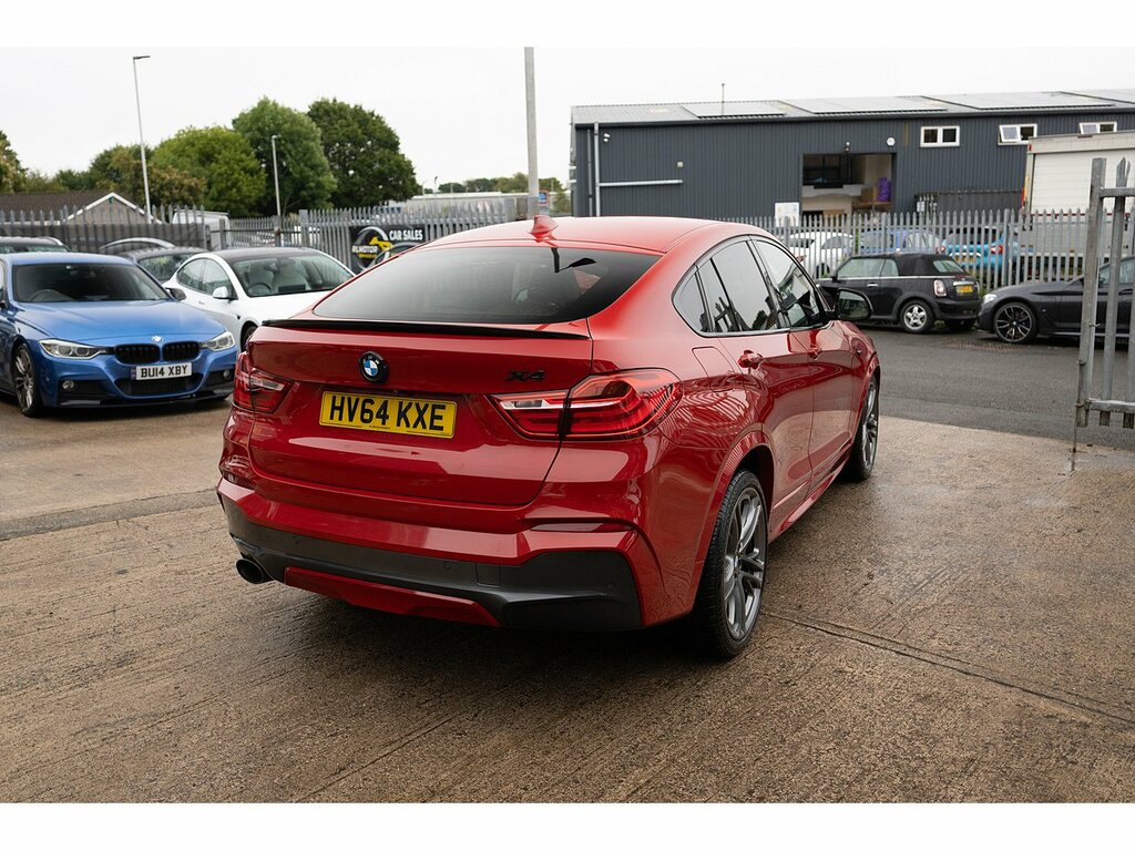 BMW X4 35D M Sport Red #4