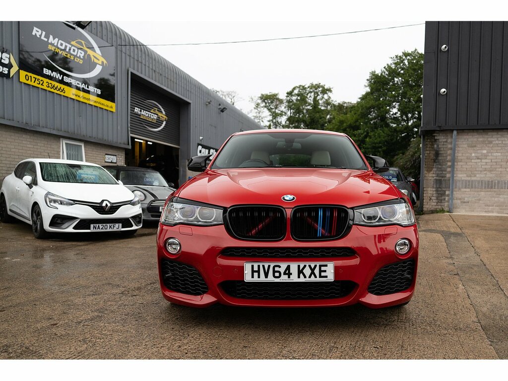 BMW X4 35D M Sport Red #3