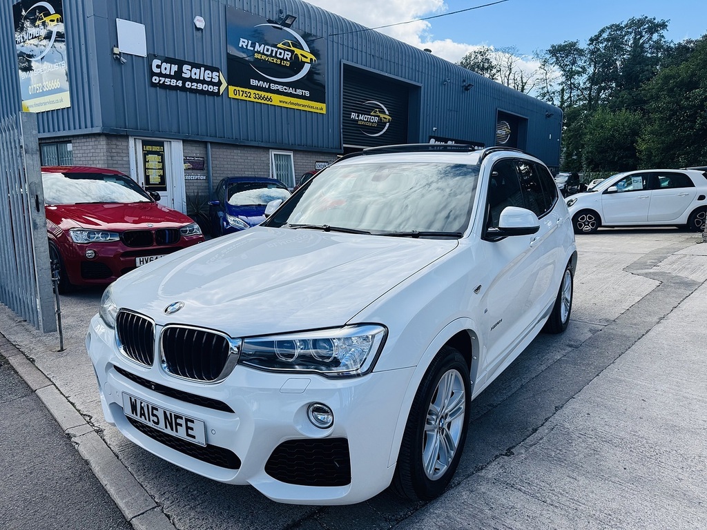 BMW X3 20D Blueperformance M Sport White