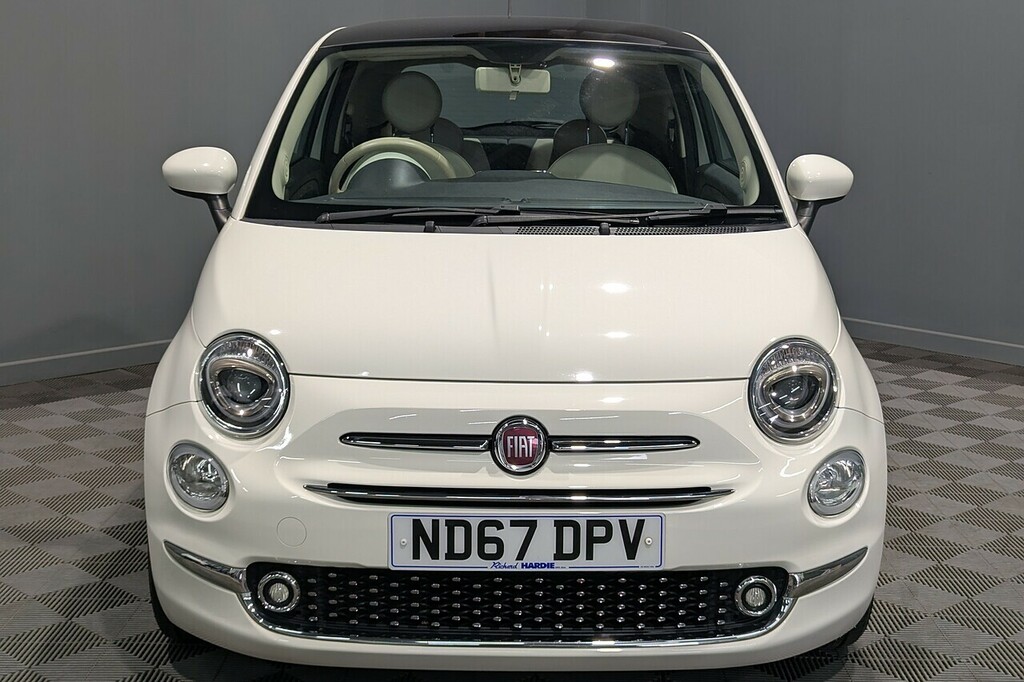 Fiat 500 Lounge White #5