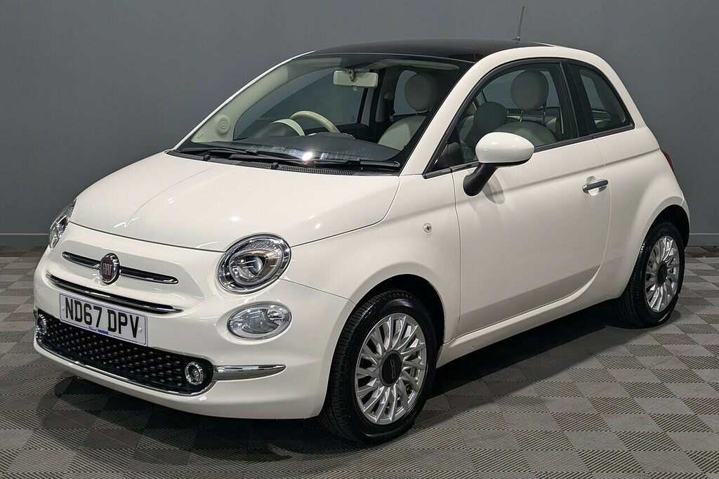 Fiat 500 Lounge White #4