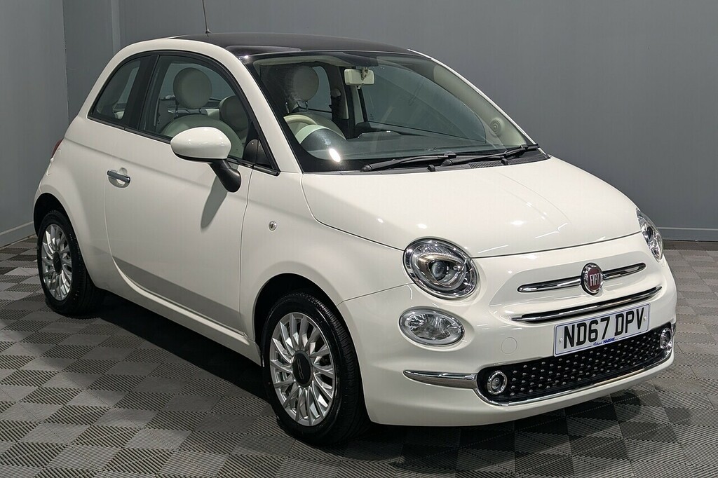 Fiat 500 Lounge White #6